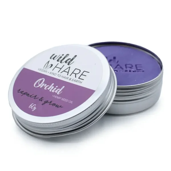 Handmade Orchid Solid Shampoo Bar by Wild Hare (60g)