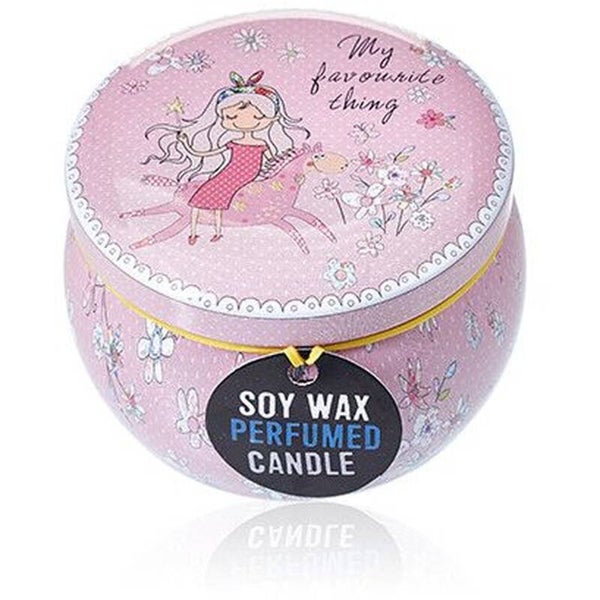 Art Tin Candle - Friendly Messages - Parma Violet
