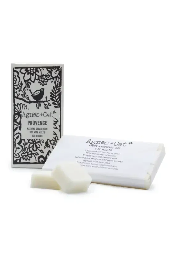 Agnes + Cat Box of 8 Wax Melts - Provence