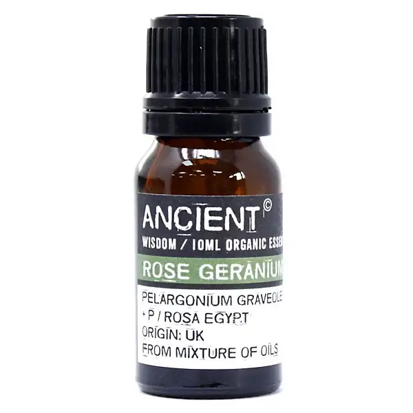Ancient Wisdom Rose Geranium Organic Essential Oil 10ml
