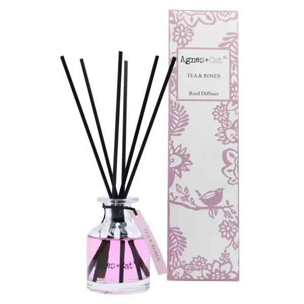 Agnes + Cat Reed Diffuser | Tea & Roses (140ml)