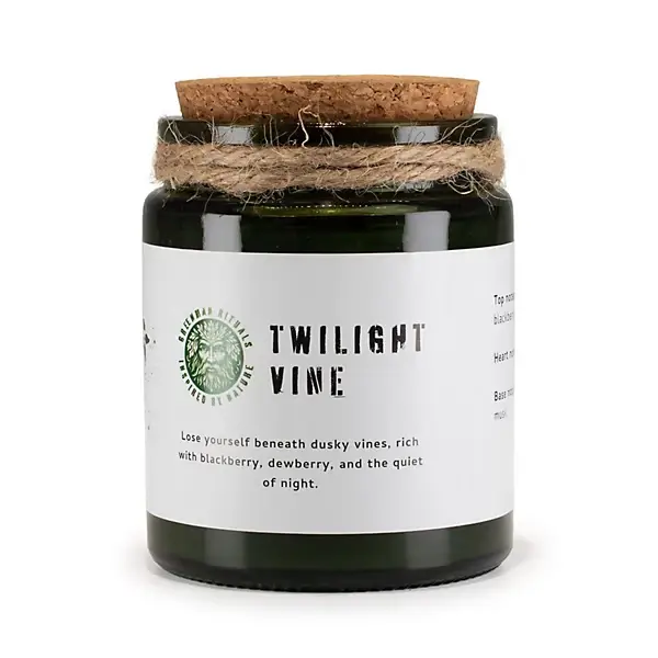 Greenman Woodwick Soy Candle - Twilight Vine