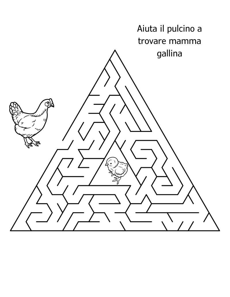labirinti gratis per bambini, giochi per bambini gratis, schede cognitive gratis per bambini