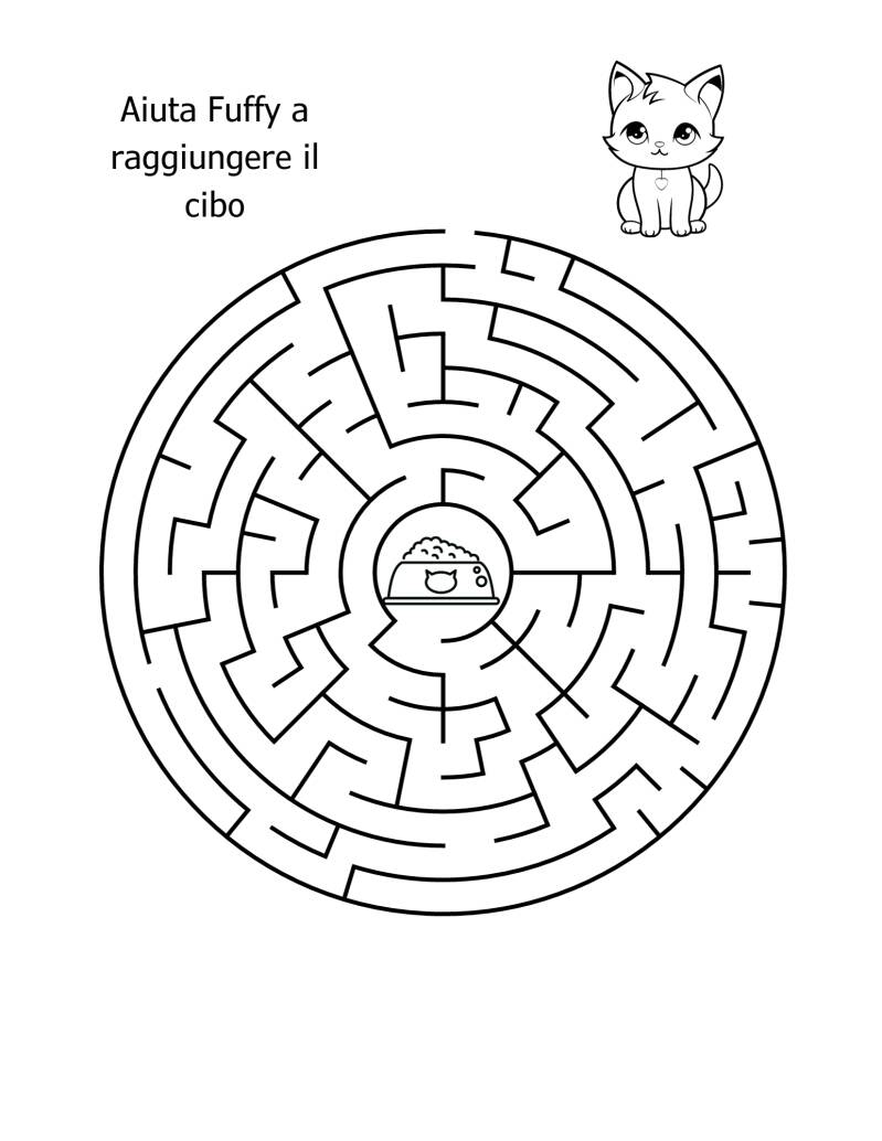 labirinti gratis per bambini, giochi per bambini gratis, schede cognitive gratis per bambini