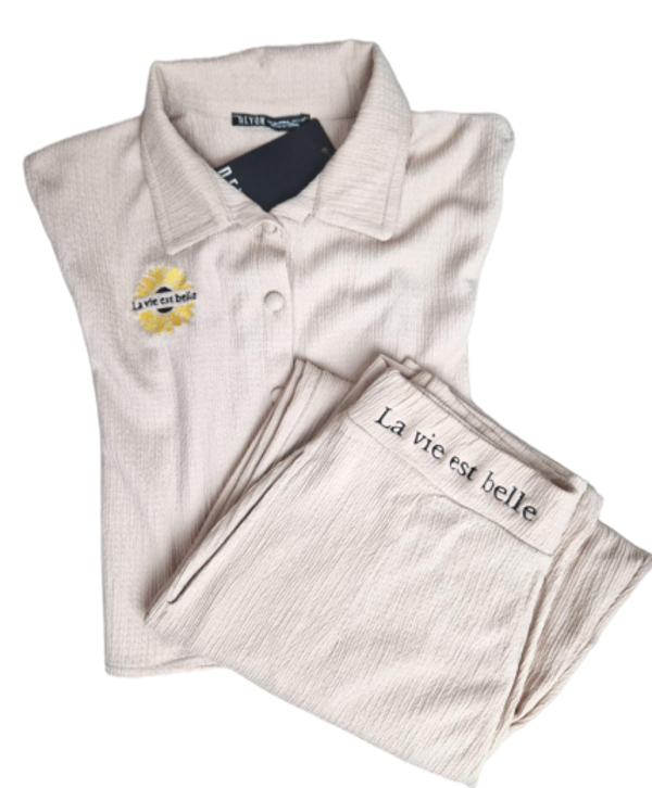 Ensemble léger beige - printemps