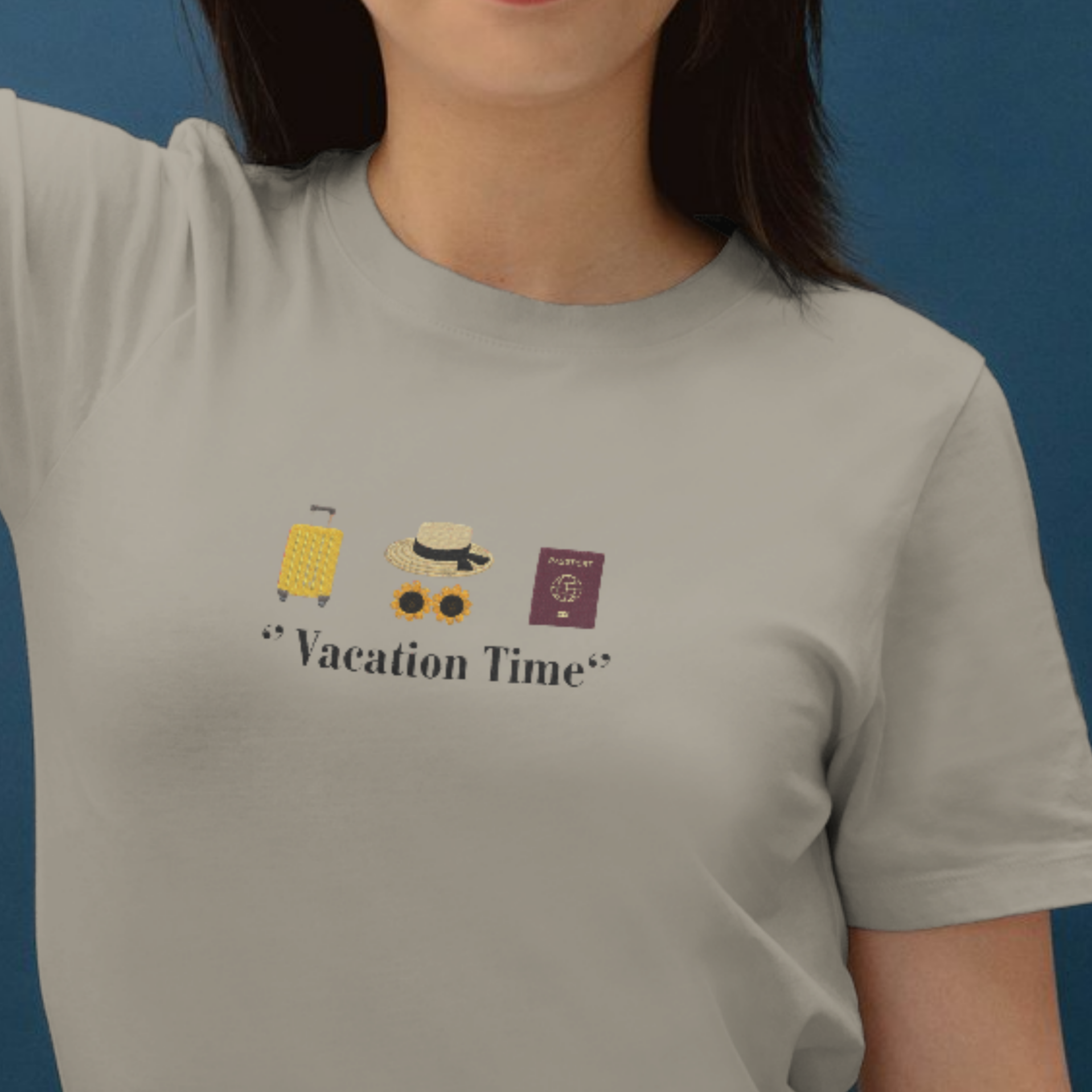 T-shirt oversize ''Vacation time''