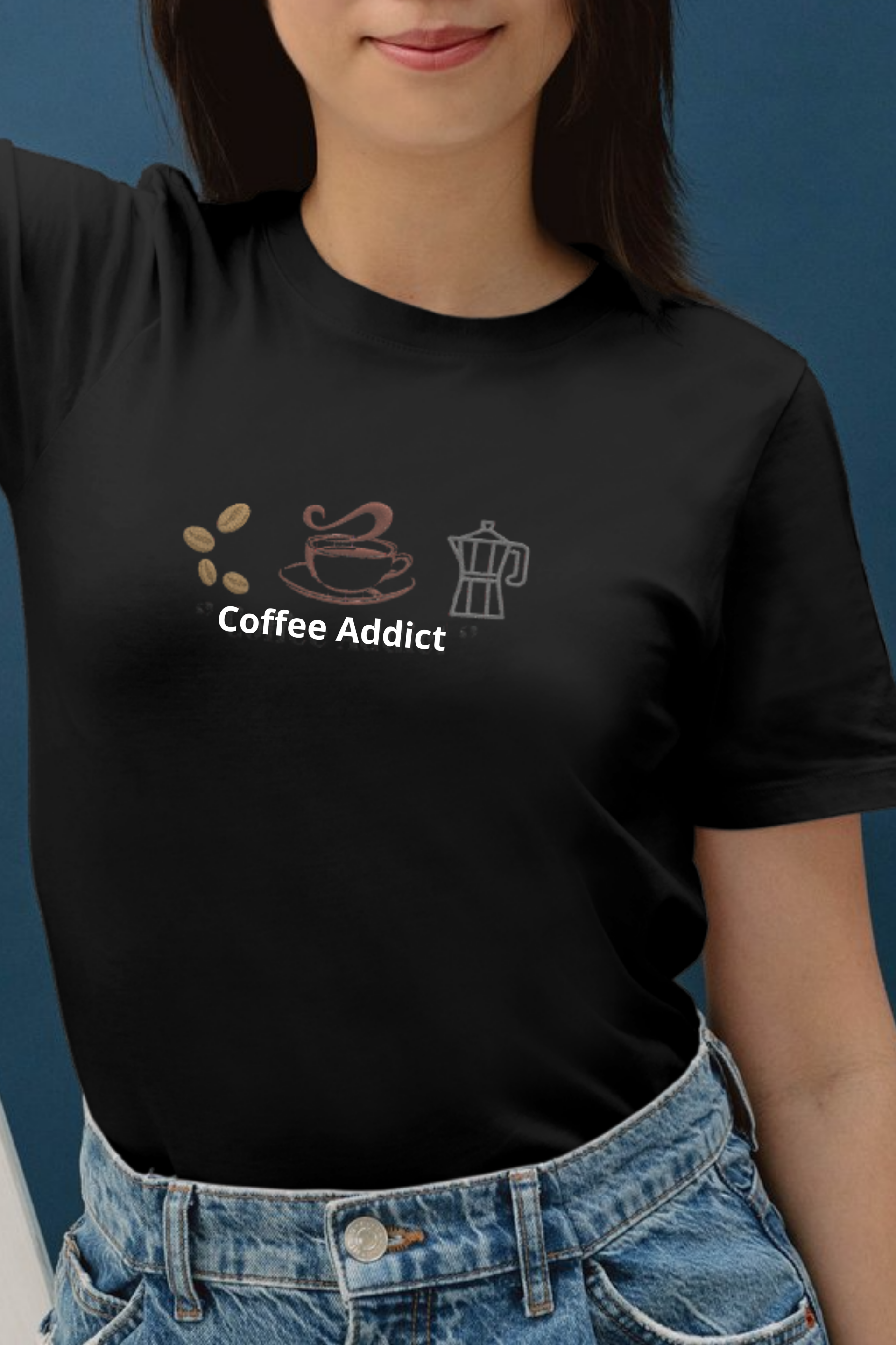 T-shirt ''Coffee addict''