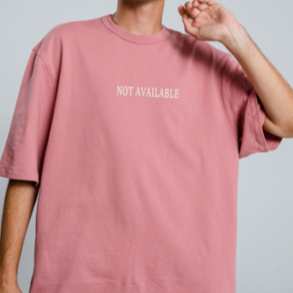 T-shirt oversize ''NOT AVAILABLE''