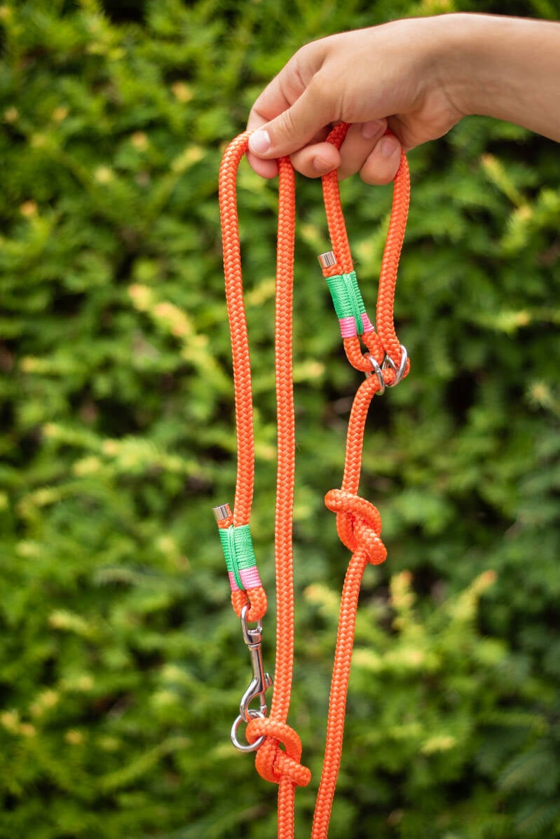 Oranje, Grasgroen &amp; Neon roze