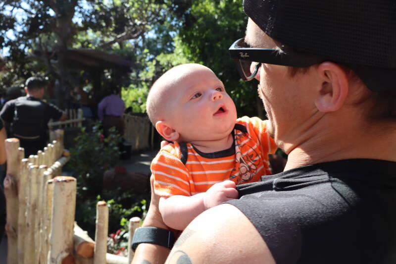 A moment between Father and Son