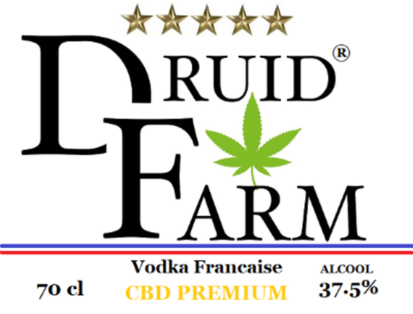 Vodka Française CBD Druid FARM