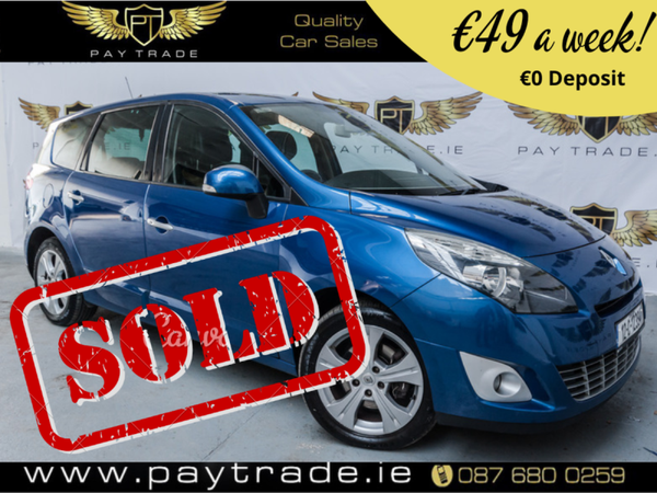 12 GRAND SCENIC 7 SEATER FINANCE 1YEAR WARRANTY