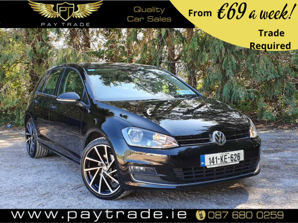 2014 GOLF HIGHLINE BLACK SP DIESEL FINANCE WARRANTY TOP DEAL