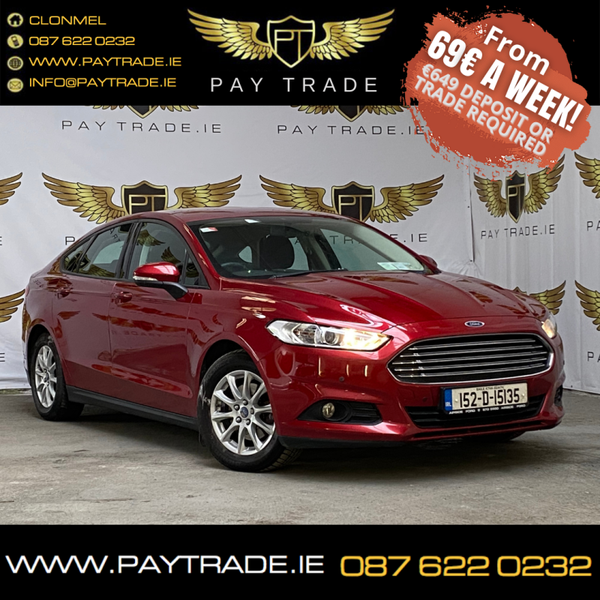 15 FORD MONDEO STYLE RED RUBY 1.6 FINANCE WARRANTY