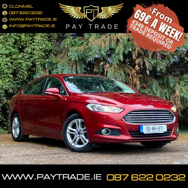2015 FORD MONDEO STYLE RED RUBY 1.6 FINANCE WARRANTY