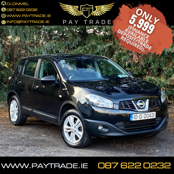 2010 NISSAN QASHQAI 1.5 DCI ACENTA TOUCH SCREEN WARRANTY FINANCE