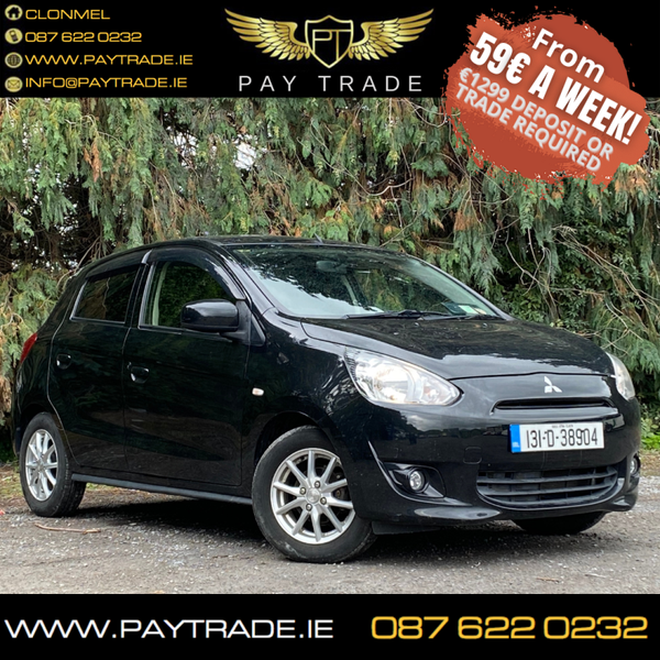 2013 MITSUBISHI MIRAGE AUTOMATIC FINANCE WARRANTY