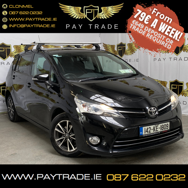 2014 TOYOTA VERSO 1.6 D-4D 7 SEATER FINANCE WARRANTY