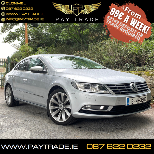 13 PASSAT CC GT AUTO TOP SPEC SILVER WARRANTY