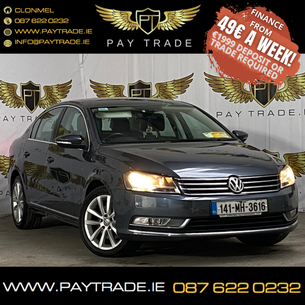 2014 VW PASSAT HEATED LEATHER SEATS FINANCE