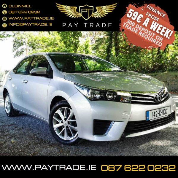 2014 TOYOTA COROLLA AURA LOW TAX FINANCE WARRANTY