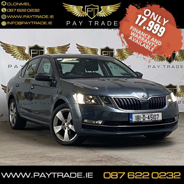2018 SKODA OCTAVIA STYLE 1.6 TDI FINANCE WARRANTY