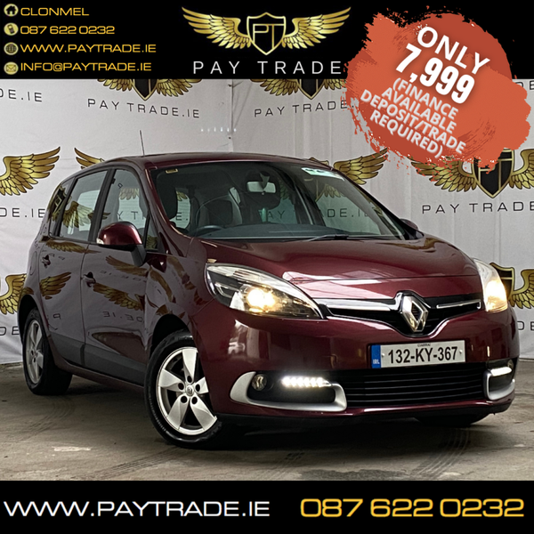 2013 RENAULT SCENIC III DYNAMIQUE 1.5 DCI FINANCE