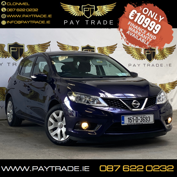 2015 NISSAN PULSAR 1.5 XE 4DR FINANCE WARRANTY