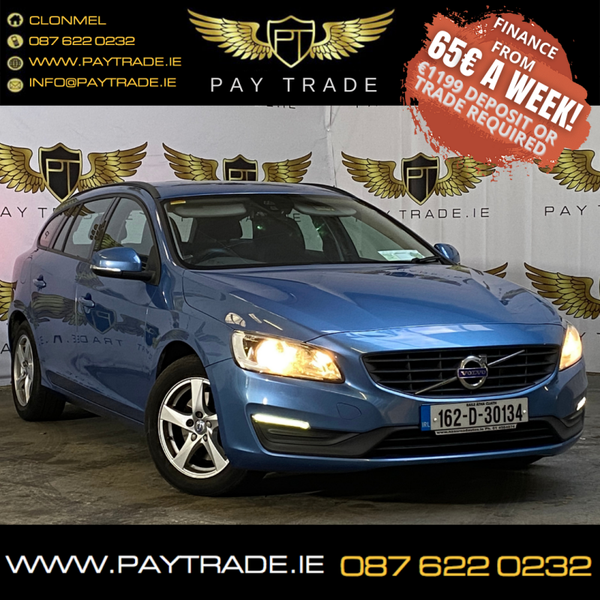 16 VOLVO V60 2.0 D BUSINESS EDITION WARRANTY FINANCE