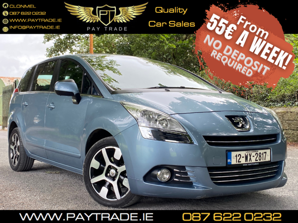 2012 PEUGOT 5008 1.6 HDI ACTIVE 7 SEATER FINANCE WARRANTY