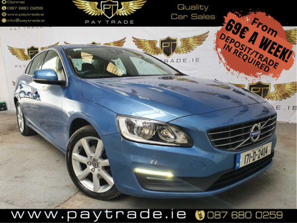 2017 VOLVO S60 2LTR DIESEL SHOWROOM COND, FINANCE TOP DEAL