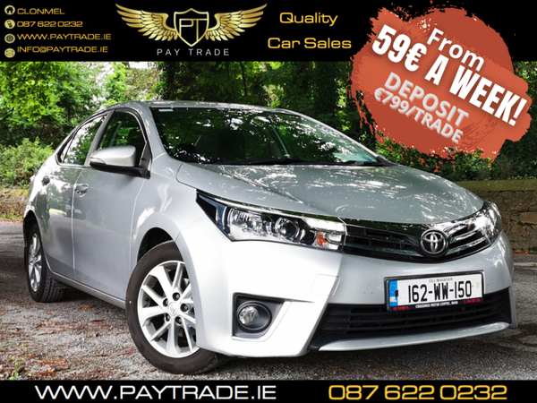 2016 TOYOTA COROLLA LUNA LOW KMS DIESEL FINANCE WARRANTY