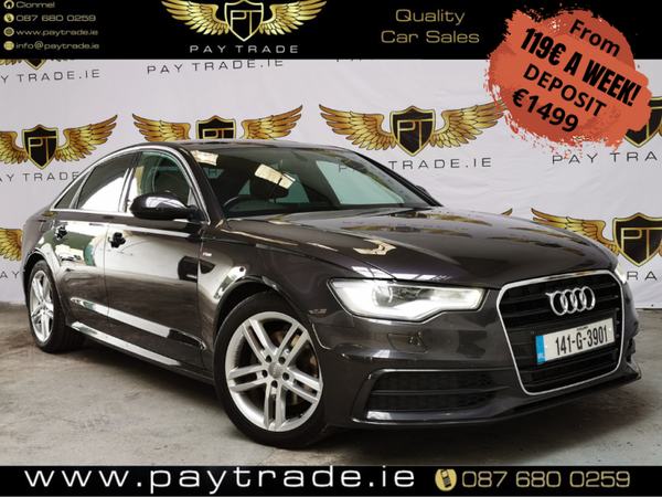 2014 AUDI A6 S LINE AUTOMATIC GREY TOP SPEC FINANCE WARRANTY