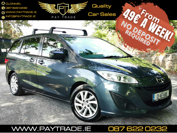 2012 MAZDA 5 EXECUTIVE 1.6 DIESEL SE WARRANTY FINANCE