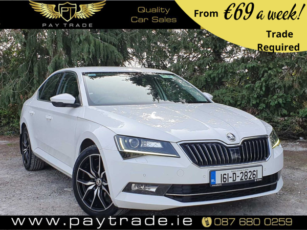 2016 WHITE Skoda Superb 2.0 TDI 150 BHP Style TOP DEAL