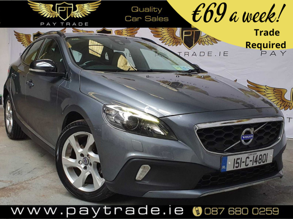 2015 V40 CROSS COUNTRY LOW KM FSH FINANCE WARRANTY TOP DEAL