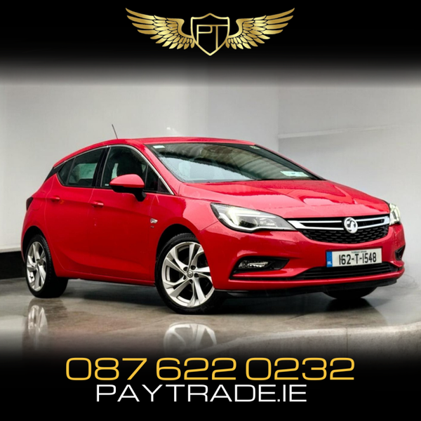 2016 VAUXHALL ASTRA 1.4L SRI TURBO PETROL 5DR 147BHP