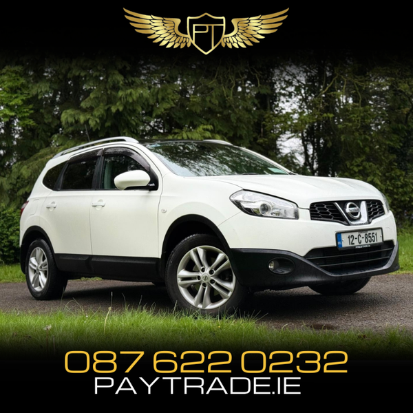 2012 NISSAN QASHQAI WHITE 7 SEATER!