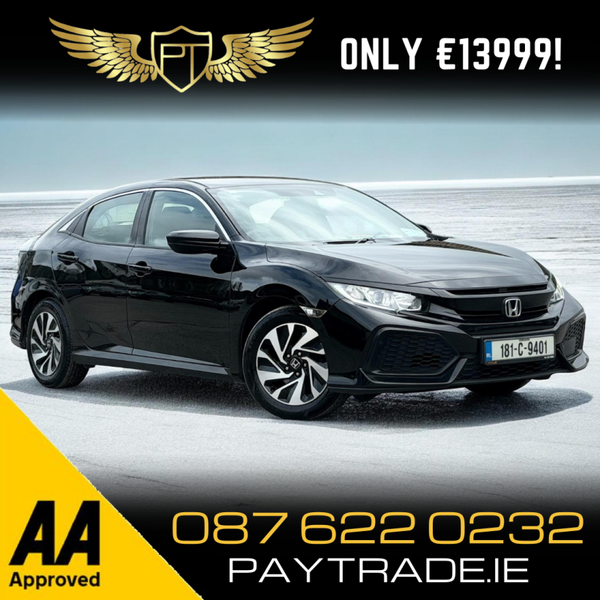 2018 HONDA CIVIC 5DR 1.0 PETROL SMART