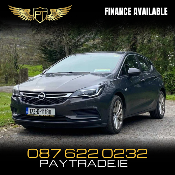 2017 OPEL ASTRA 1.6 DIESEL  FINANCE 1 YEAR WARRANTY