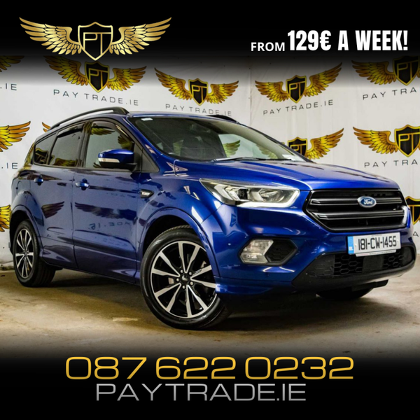 2018 FORD KUGA 2.0 TDCI ST-LINE FINANCE 1YEAR WARRANTY NO DEPOSIT