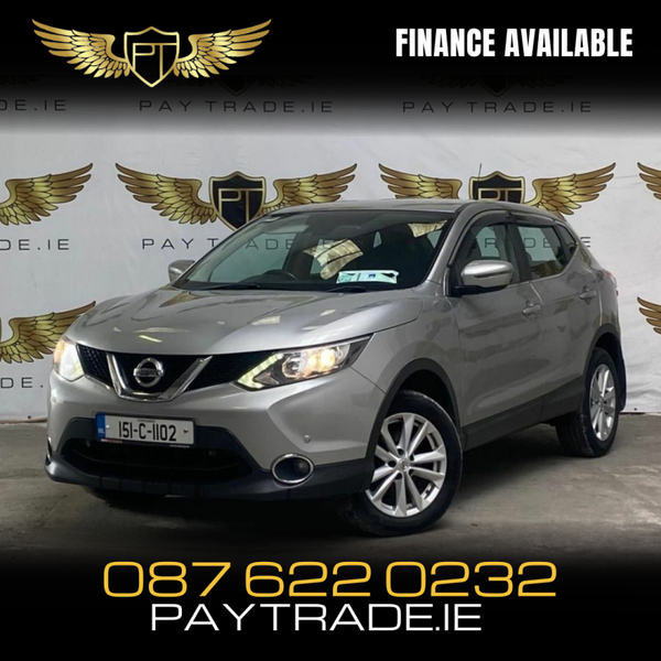 2015 NISSAN QASHQAI DSL SV 1.5 FINANCE APPROVAL