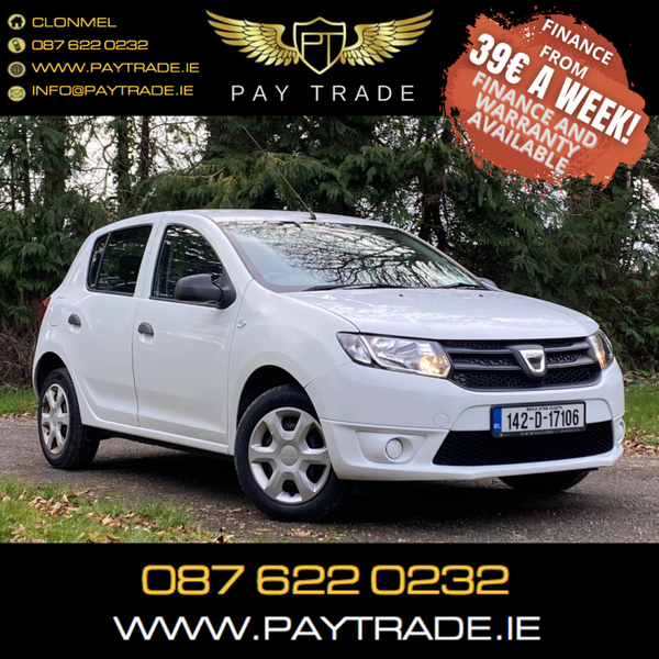2014 DACIA SANDERO ALTERNATIVE 1.2 PETROL FINANCE