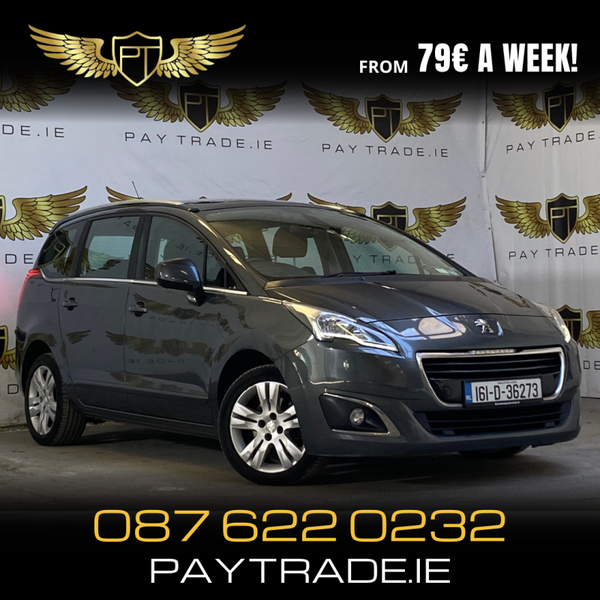 2016 PEUGEOT 5008 AUTOMATIC 7 SEATER FINANCE