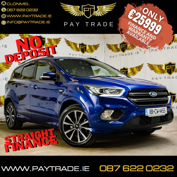 2018 FORD KUGA 2.0 TDCI ST-LINE FWD FINANCE WARRANTY