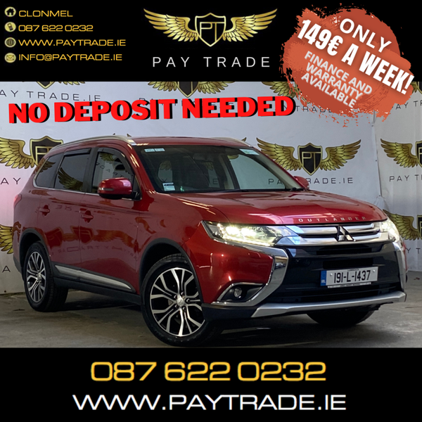 2019 MITSUBISHI OUTLANDER 4WD 2.3 D FINANCE WARRANTY