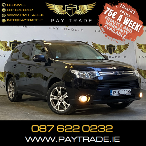 2012 MITSUBISHI OUTLANDER 2.3 D 4WD FINANCE WARRANTY