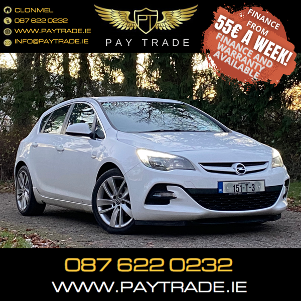 2015 OPEL ASTRA SRI LE 1.6 CDTI 110PS 5DR FINANCE WARRANTY