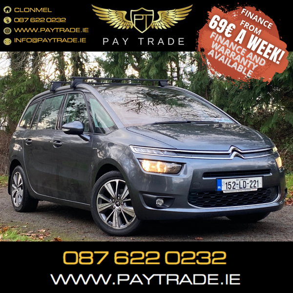 2015 CITROEN C4 GRAND PICASSO AUTO FINANCE WARRANTY