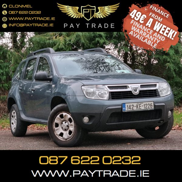 2014 DACIA DUSTER 2WD FINANCE WARRANTY